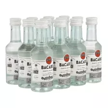 Ron Bacardi Blanco Miniatura 50ml X12 Uds. (plástico)