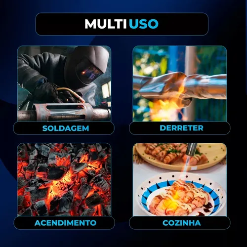 Kit Cilindro 2 Latas Gás Map Pro 400g Para Maçarico Portatil 4