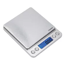 Báscula Digital De Precisión De Bolsillo 500g, Truper Capacidad Máxima 0.5 Kg Color Gris