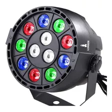 Kit 12x Canhão 12 Led Rgbw 3 Watt Strobo Dmx