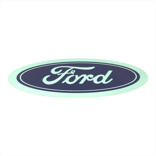 Logotipo Original Ford Emblema Metal Ovalado Para Auto Foto 4