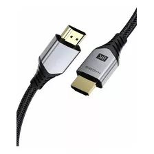 Cable Hdmi 2.1 8k Trenzado 50cm Hdcp 2.3 Hagibis