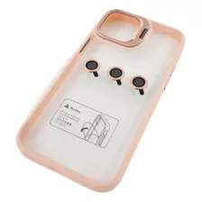 Funda Premium Soporte Protec Lente Compatible Con iPhone 12