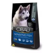 Ração P/caes Adulto Cibau Sensitive Fish Medium & Maxi 12kg