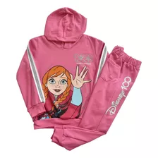 Conjunto Frozen Sudadera Y Pants Felpa De Disney Niñas