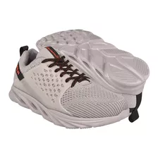 Tenis Casuales Para Caballero What´s Up 0841-37 Gris