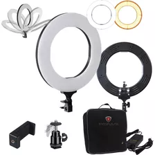 Iluminador Profissional Led Ring Light 60w Bicolor