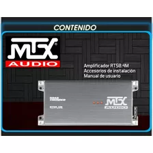 Amplificador Mtx 4 Canales 600 Watts