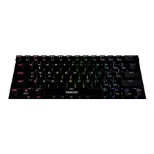 Teclado Mecânico Gamdias Hermes E3 Rgb Gamer Switch Red