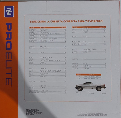 Proelite Cubierta Para Dodge Dakota Ram 1500  2500 3500 Foto 3