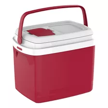 Estuche Refrigerador Con Correa Tropical De 32 Litros, Color Soprano Rojo