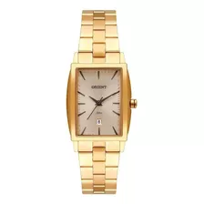 Relógio Orient Feminino Dourado Quadrado Lgss1015 C1kx
