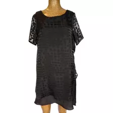 Vestido Ossira Corto Combinado Con Superposición.art005