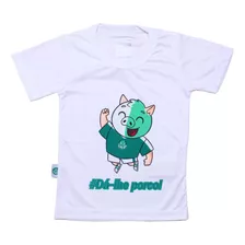 Camiseta Infantil Palmeiras Mascote Branca Oficial