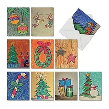 Tarjetas De Felicitacion Navideñas Para Colorear Navideña