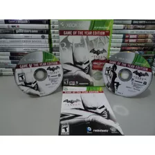 Batman Arkham City Edição Jogo Do Ano Xbox 360 Jogo Original