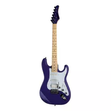 Guitarra Eléctrica Strato Kramer Focus Vt-211s Color Violeta Orientación De La Mano Diestro