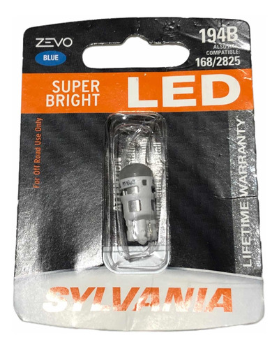 Foco T10 Osram Sylvania Super Bright Led 194 168 2825 12v 8k Foto 6