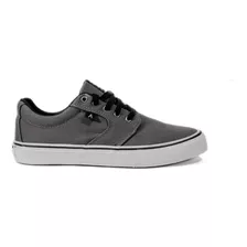 Zapatillas Skate De Mujer Vart Lona Park Gris