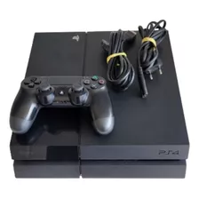 Usado Playstation 4 500gb + 1 Controle Original + 2 Jogos Físicos + Cabos Raridade E Conservado Promoção 