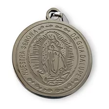 Dije Medalla Virgen Guadalupe De 23mm Acero Inoxidable