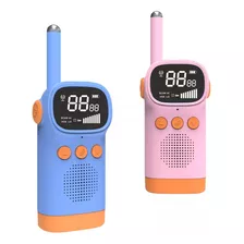 Radios Walkie Talkies Para Niño Con 3 Baterías 3km 2 Piezas