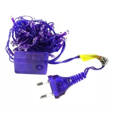 Kit 10 Pisca Pisca De Led 100 Lampadas Lilas Roxo 8 Funções