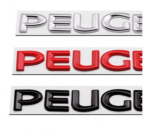 3d Metal Trunk Insignia Emblema Logotipo Para Peugeot 207 Foto 2