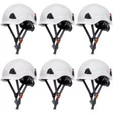 Kit 6 Capacete Trabalho Altura Escalada Eletricista Falcon