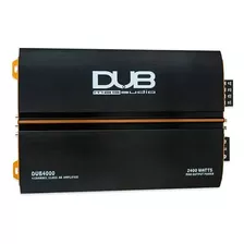 Fuente Amplificador Dub Audiobahn Dub4000 De 4 Canales 2400w