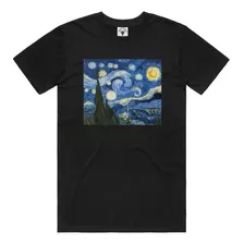 Camiseta Van Gogh Quadro Noite Estrelada Masculino Feminina