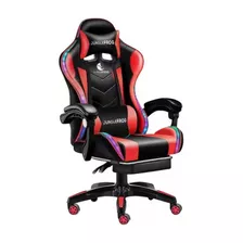 Silla Gamer Pro Junglefrog Con Luces - Parlantes Reposapies