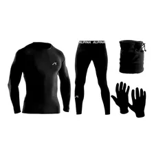 Conjunto Termico Alpina + Guantes + Gorro Cuello