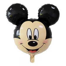 5 Globos Metalico 36 Cm Cabeza Mickey Mouse.