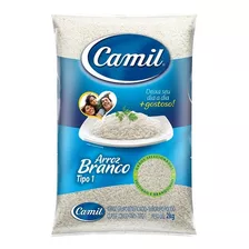 Arroz Camil Branco Tipo 1 - 2kg