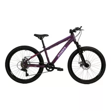 Bicicleta Infantil Aro 24 Athor Brave 7v Shimano - Violeta