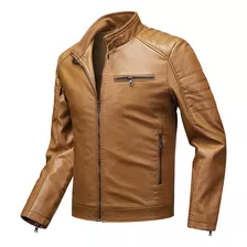 Chaqueta De Cuero Para Hombre, Chaqueta Delgada De Primavera