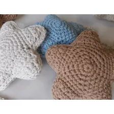 Guirnalda Estrella Tejida Crochet. Ideal Deco Cuna Bebé