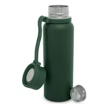 Garrafa Térmica Lyor De Aço Inox Explorer Verde