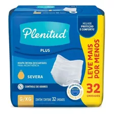 Fralda Geriátrica Plenitud Protect Plus P/m E G/xg 32uni