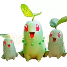 Vaso Chikorita Pokemon Mais Sementes Suculenta Para Plantar