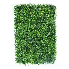 Hojas Arbusto Sintetico Para Pared Con Rejilla Pasto 60x40cm Color De La Estructura Negro Color De La Planta Teal Green