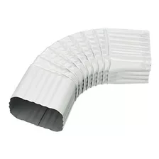 Amerimax Home Products X3 Galvanizado B Codo Blanco