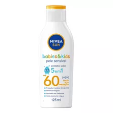 Nivea Sun Kids Sensitive Fps 60 - Protetor 125ml Blz