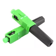 Conector Fast Rápido Fibra Óptica Verde Sc/apc(200und)+ Gab