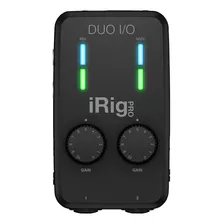 Interfaz De Audio Ik Multimedia Irig Pro Duo I/o 100v/240v Negra