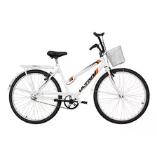  Bicicleta Retro Feminina Aro 26 Wave Com Cestinha V-brake 