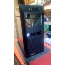 Gabinete Usado Pc Atx Sin Fuente Usb Y Audio Al Frente Negro