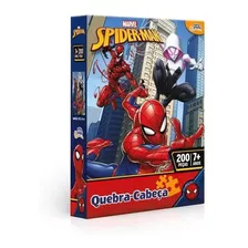 Quebra Cabeça Homem Aranha 200 Peças - Toyster 8023