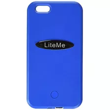 Funda Inteligente Con Iluminación Para 6 Plus, Color Azul